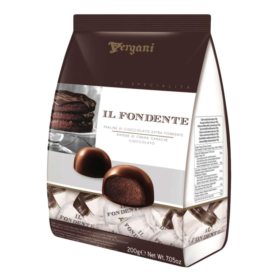 VERGANI IL FONDENTE DARK CHOC CHOC GANACHE 200G